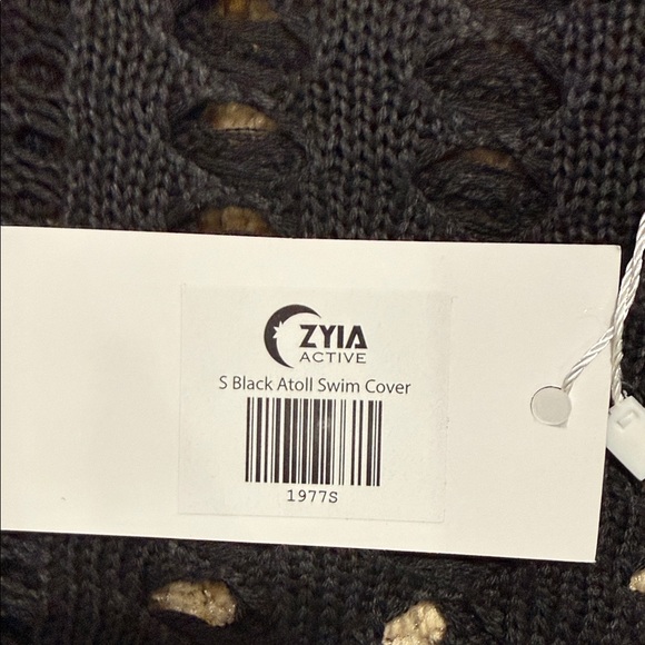 ZYIA Women’s Black Atoll Swim Cover #1977 - Picture 2 of 6
